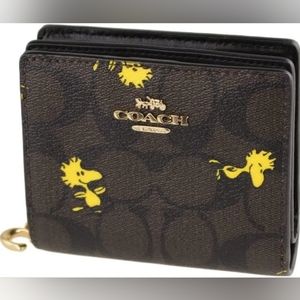Coach PEANUTS Woodstock  Small Wallet